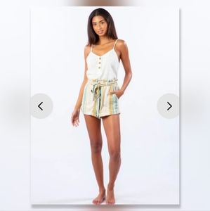 NWT Ripcurl Coast Stripe short